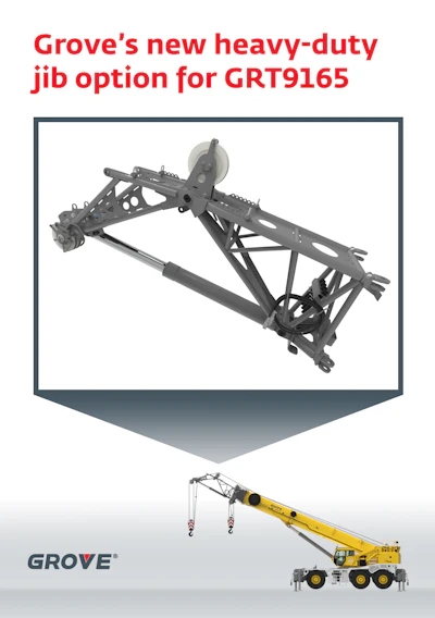 Heavy-Duty Jib Extension For The Grove GRT9165 Rough-Terrain Crane