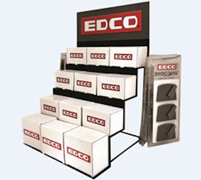 EDCO's Countertop Display stand is designed for rental businesses that need to educate and train customers on the effective use of EDCO's concrete grinders—and it’s free while supplies last.
