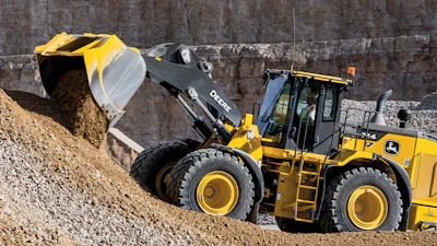 All P-tier wheel loader models include technology options such as an Advanced Vision System and an Advanced Obstacle Detection System for visibility and situational awareness on the jobsite.