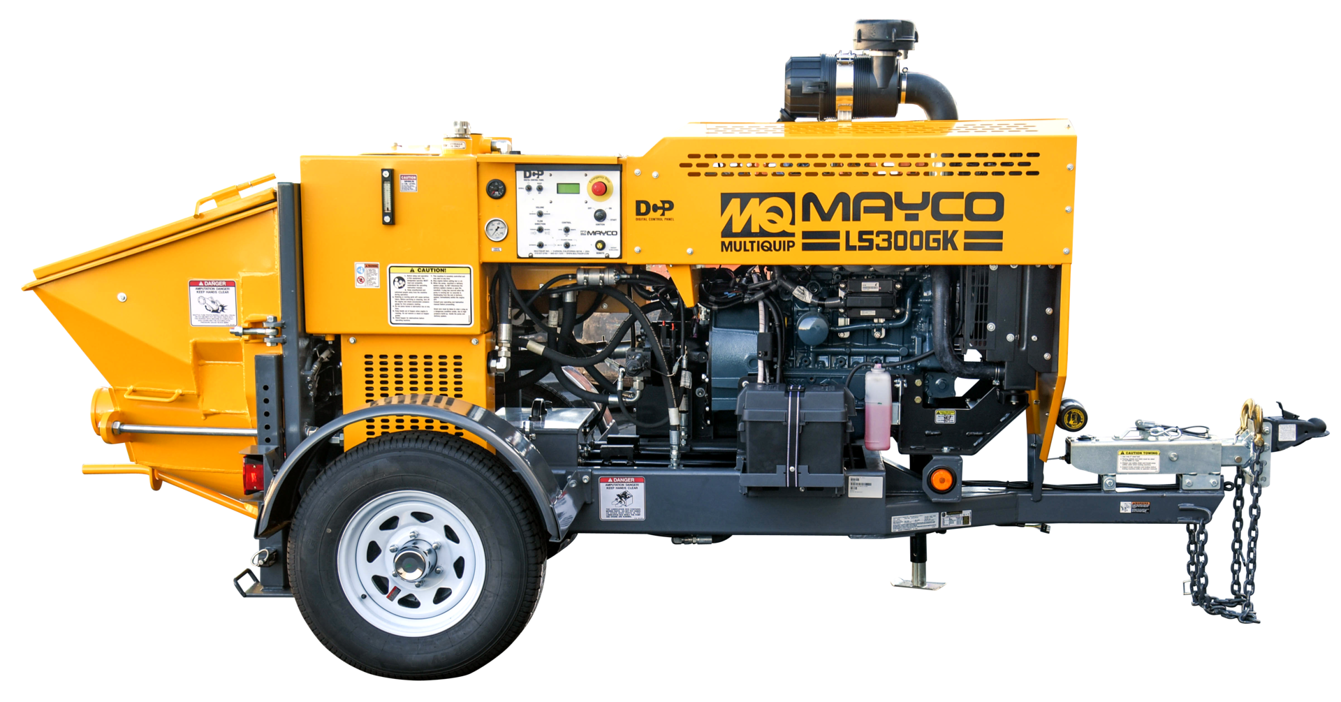 The Mayco LS300GK Small Concrete Pump