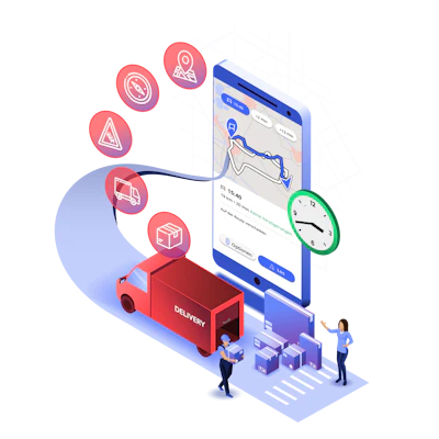 To guide truck drivers to routes, PTV Truck Navigator G2 considers historical traffic patterns, live traffic data and artificial intelligence to calculate daytime-dependent routes and to predict delays in the future.