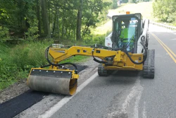 Road Widener Offset Vibratory Roller 2