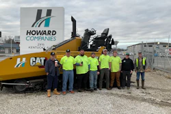 The award winning paving crew from Howard Companies.