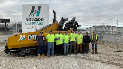 The award winning paving crew from Howard Companies.