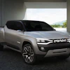 The Ram 1500 Revolution BEV Concept can add up to 100 miles of range in approximately 10 minutes with 800-volt DC fast charging at up to 350 kW.