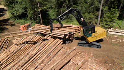 Available in Log Loader and General Forest configurations, the new 558 is powered by a Cat 7.1 engine that generates 25% more power than the previous series.