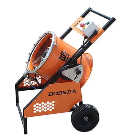 Using less than ¼ of the water volume of a handheld 1-in. (25.4 mm) hose, the DB-10 fills the area with a dust-trapping mist that stops particulates from remaining airborne or migrating away from the area.