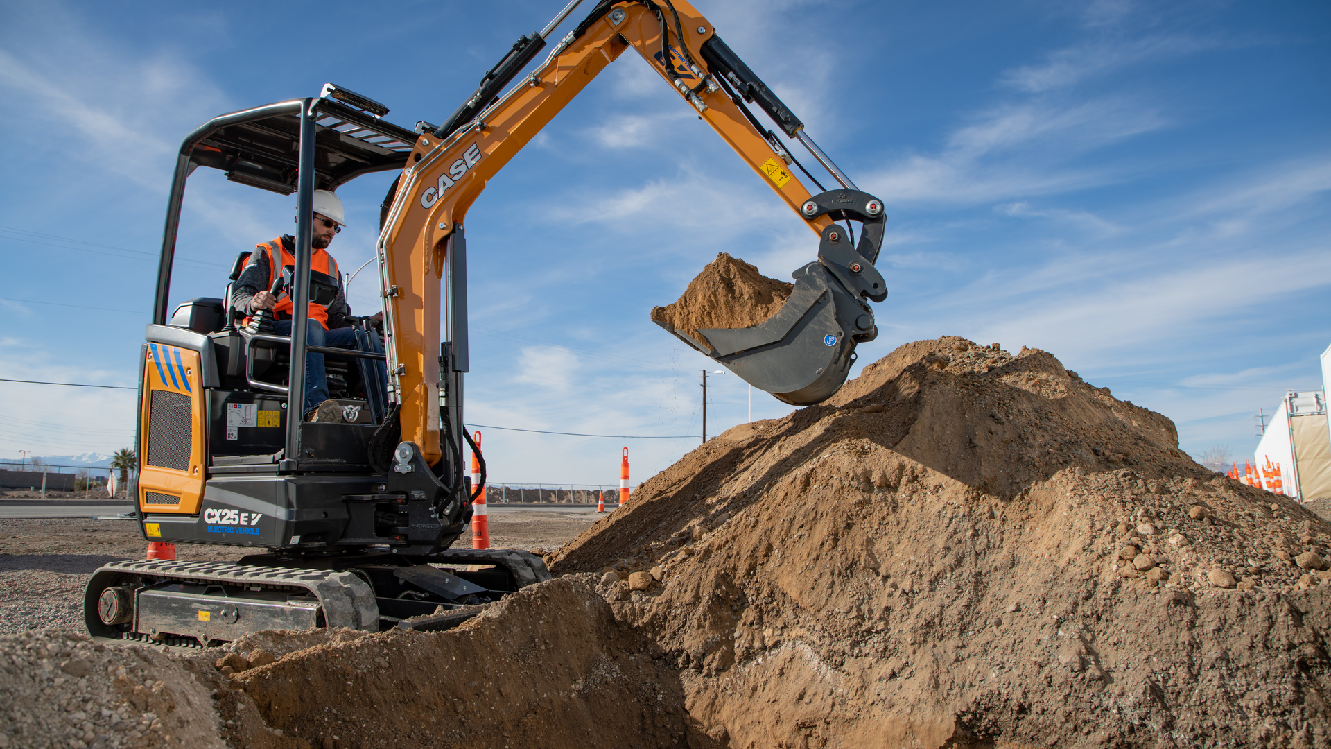 Case Cx25 Ev Electric Mini Excavator 4
