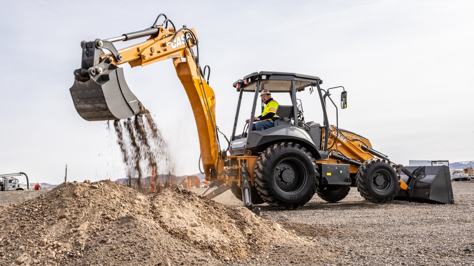 Case Utility Plus Backhoe Loader