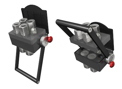 When configured to connect under pressure, the multiplate system supports manual connection up to 350 bar.