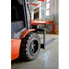 Advanced material compounds promote tire life and lower rolling resistance. The block tread on the XP900 is designed with a large footprint for cornering and load positioning.