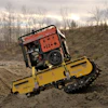 The all-terrain vehicle is designed for outside work and makes it possible to reach hard-to-access places, such as mountains and backyards even in conditions that include snow, water, mud and sand.