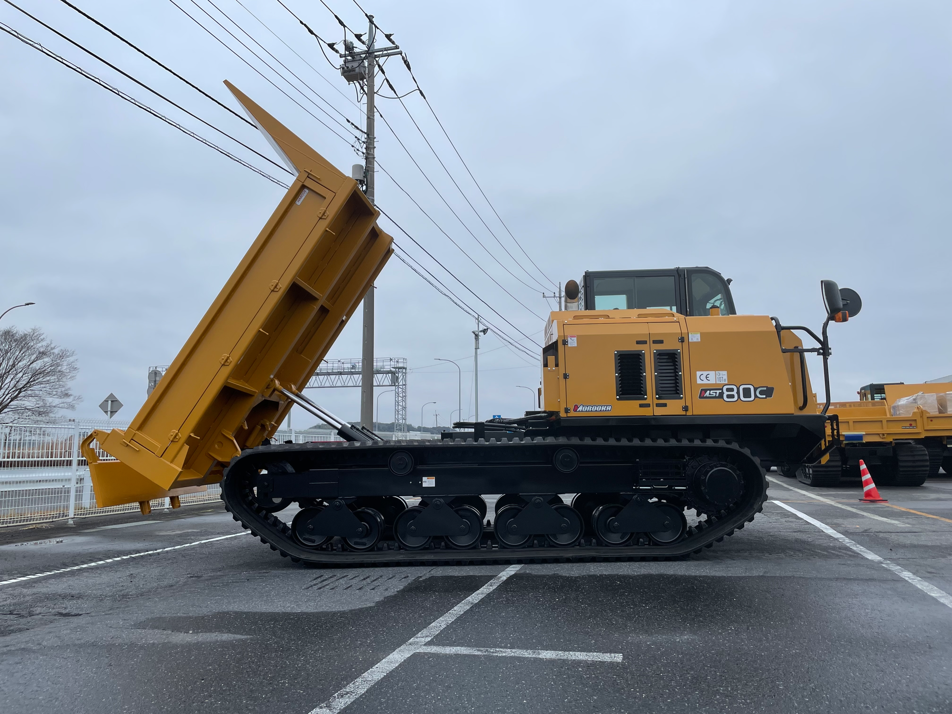 Equipped with a 228-hp Cummins B6.7 Tier 4 Final engine, the Morooka MST80C has a payload capacity of nearly 18,000-lbs.