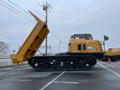 Equipped with a 228-hp Cummins B6.7 Tier 4 Final engine, the Morooka MST80C has a payload capacity of nearly 18,000-lbs.