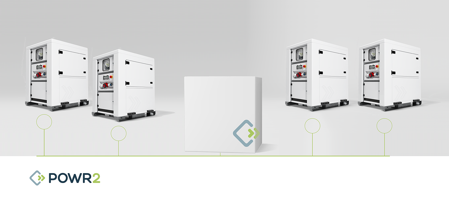 The compact, maneuverable product can string together multiple POWRBANKs to achieve an increase in storage capacity without investing in a larger POWRBANK model.