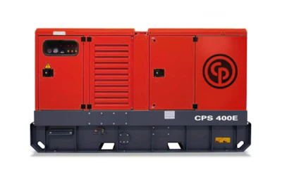 Powered by a WEG motor, the CPS-400E delivers 150 psi during use and is equipped with an intuitive electronic controller.