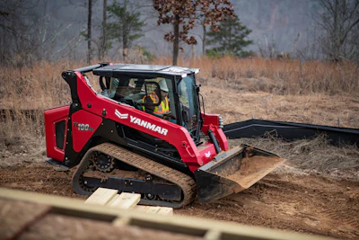 Featuring self-leveling technology, the TL100VS comes equipped with a 103.5-hp Tier 4 Final Yanmar diesel engine and standard 40 gpm high flow for performance capacity on the jobsite.