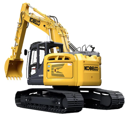 These KOBELCO excavators are mid-size machines, offering full-size capabilities with short rear swing features.