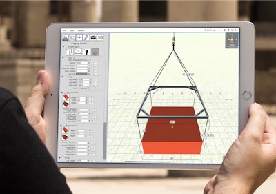 The stand-alone application, available in the A1A Product Suite, provides detailed documentation for pre-lift planning, while also enabling use on the go for planning in the field.