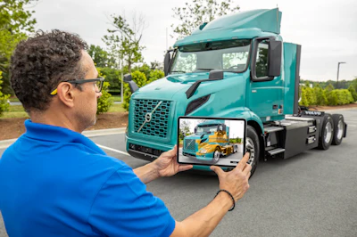 The Emergency Response Guide app provides safety information for all Volvo Group heavy electric truck brands, including Volvo Trucks, Renault Trucks and Mack Trucks.