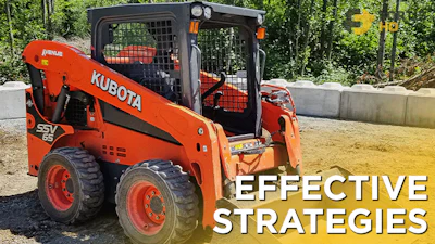 Skidsteer Parked Showing Strategies To Help Maintain That Equipment