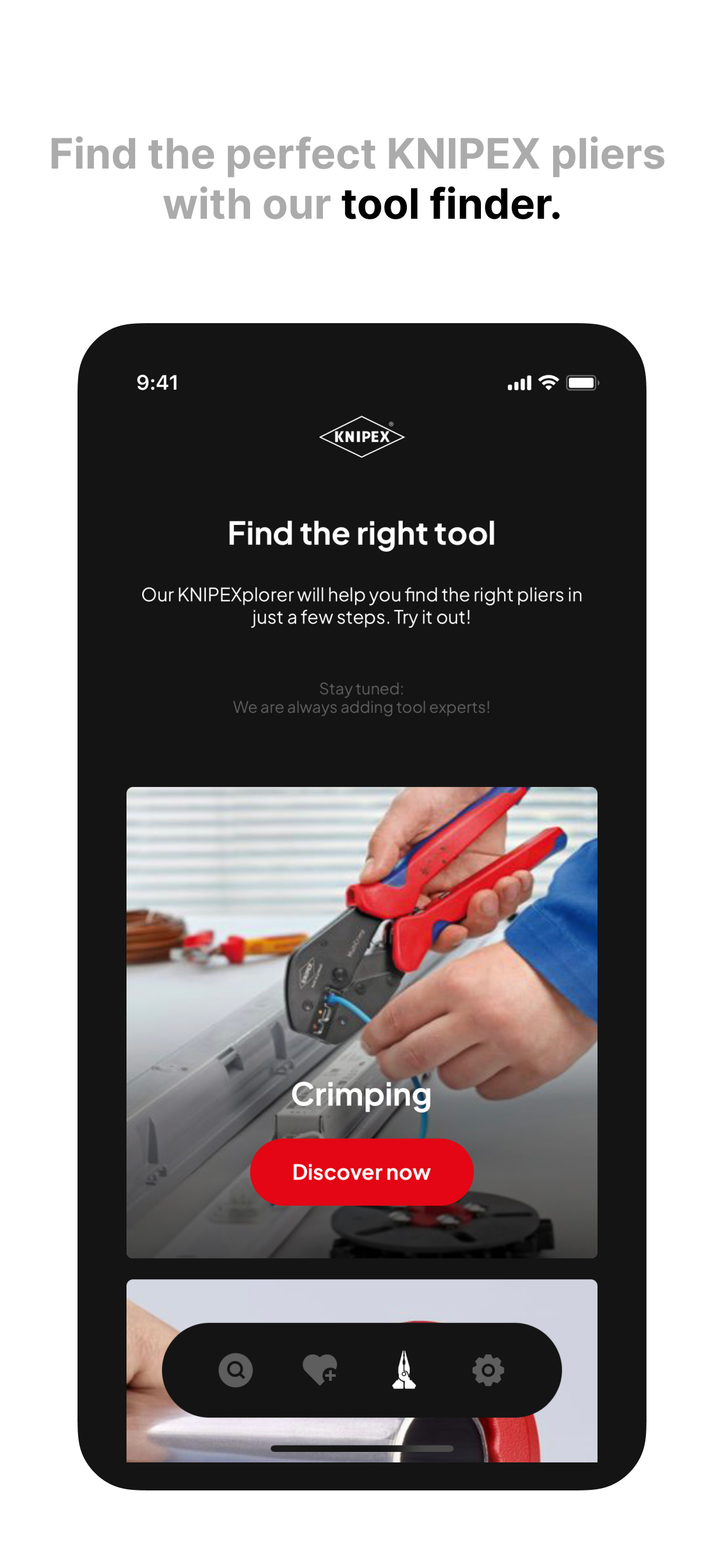 With over 1,300+ tools in the product assortment, the Product Search Functionality allows users to find an item by searching for the keyword or part number.