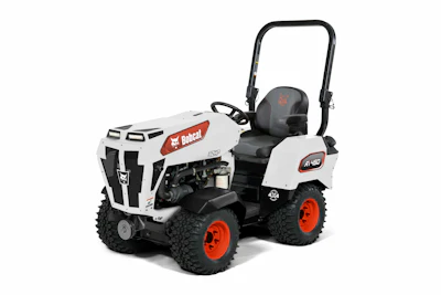 Powered by a 32-hp, liquid-cooled gasoline engine, the AT450 can navigate slopes as steep as 30 degrees.