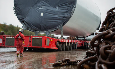 Fitting new engines in existing SPMT fleets cuts down on both waste and additional construction, compared to purchasing new zero emission equipment.