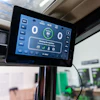 Serving as an option for the third-generation Elise 900 skid steer loader, the Danfoss DM700 display is connected to the skid steer’s CAN bus system, providing reliable communication and high data throughput.