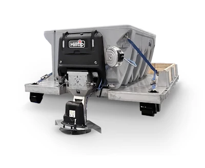 A functional feature of the Winter Maintenance Bed is a rear cutout to fit and protect a salt spreader chute.
