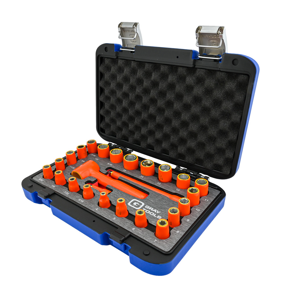 Made in the U.S.A., each piece is individually insulated to 1,000 volts and tested to 10,000 volts in compliance with ASTM F1505 standards.