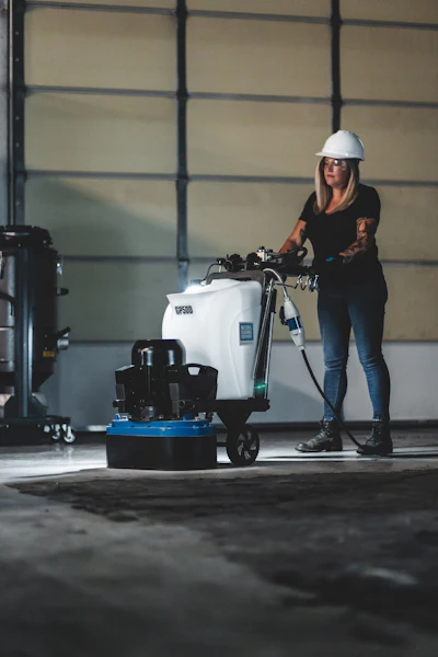 Concrete is a popular material choice in flooring because the strength of the floor is an important part of the building’s overall structural integrity.