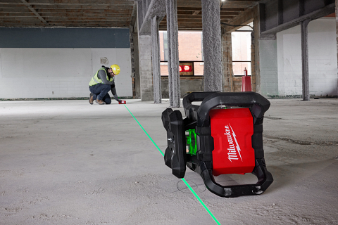 These M18 Rotary Lasers are impact protected with the ability to withstand 1.5-m drops and 2-m tripod tips.