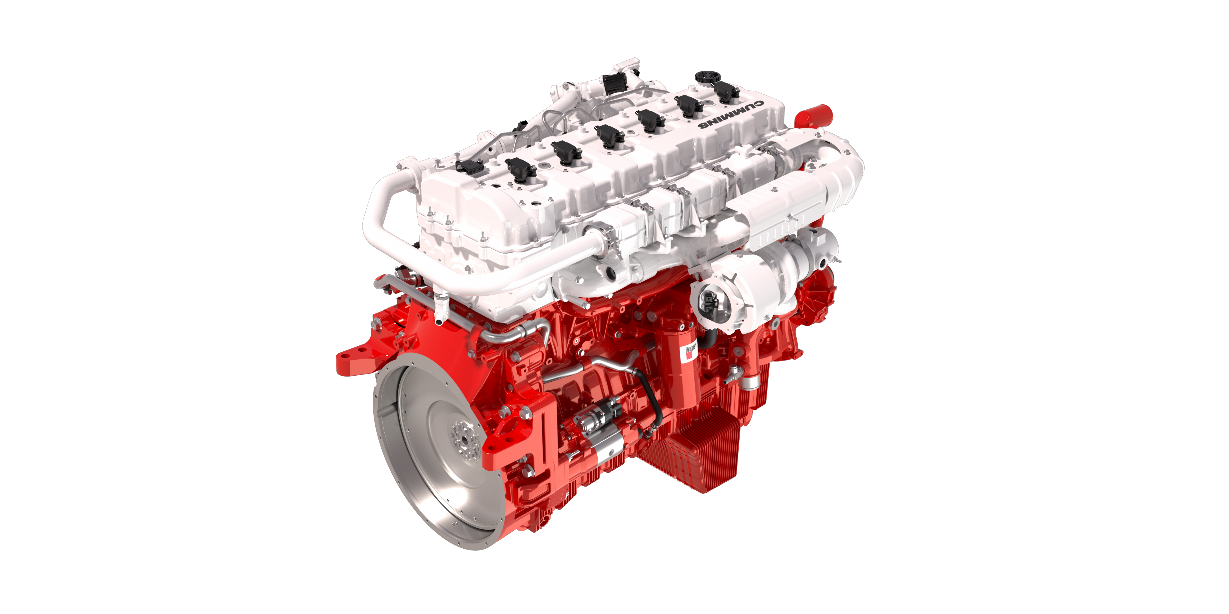 The fuel-agnostic architecture of the 15-liter, next-generation engine utilizes a common base engine with cylinder heads and fuel systems specifically tailored for hydrogen, natural gas, diesel, and biofuels including HVO.