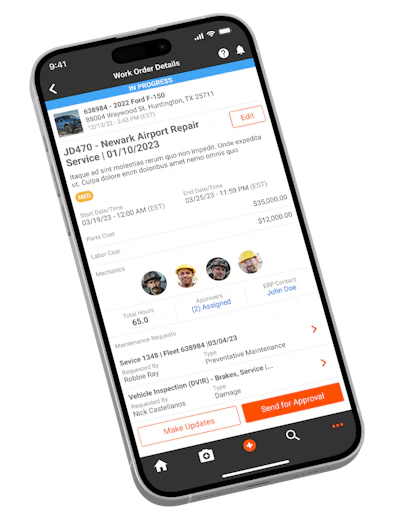 GPS-enabled asset management software applications like Tenna make mobile work orders functional not just in a shop environment, but in the field.