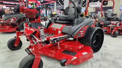 Michelin’s airless TWEEL tires eliminate downtime due to flats and unseated beads, and they help maintain a level deck without the need to adjust air pressure.
