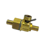 This 1/2-in. adapter can be used to shutoff gas and liquid flow, including engine oil.