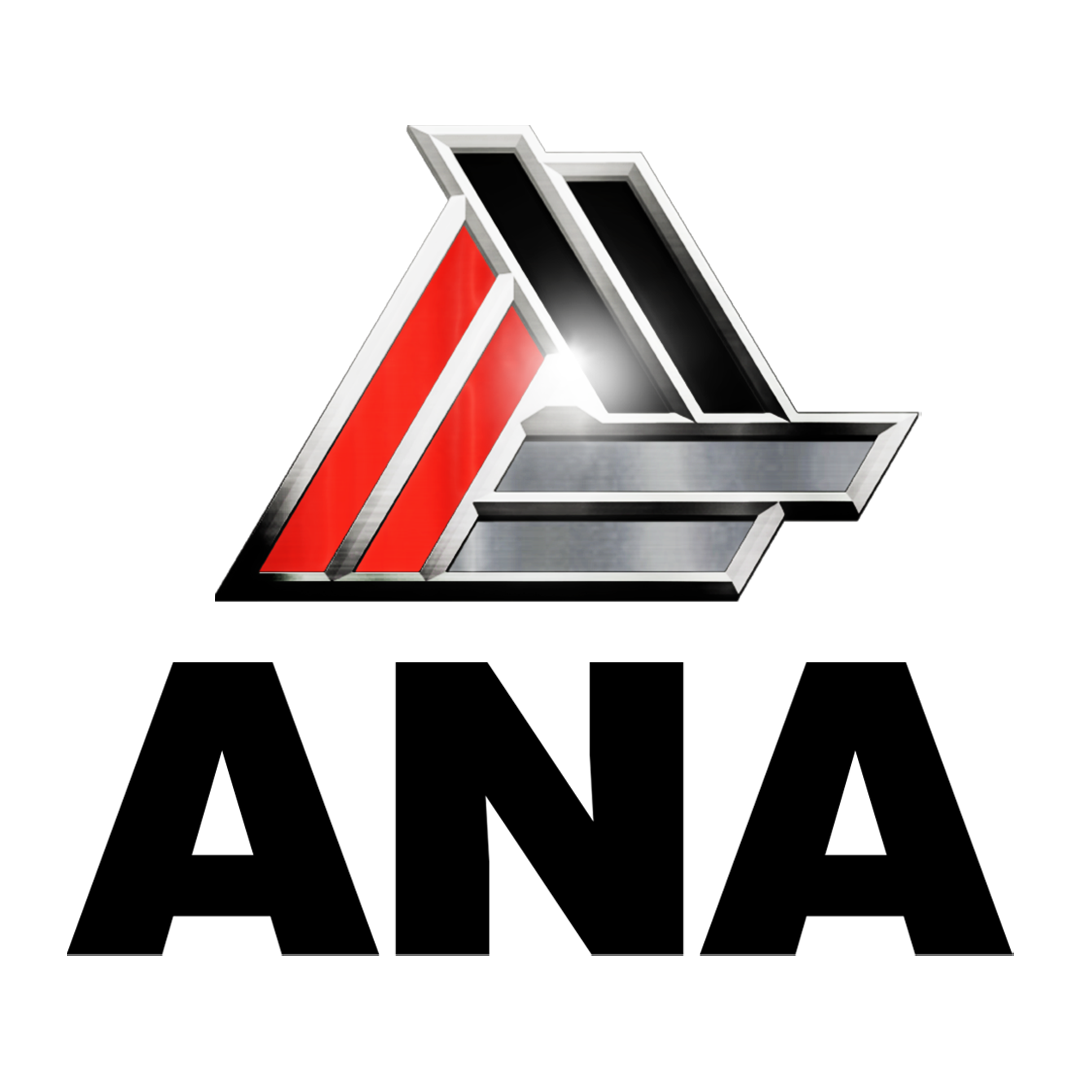 Ana Metallic Logo Full Vertical