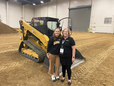 Editor-in-Chief Lori Ditoro with Caterpillar's Johanna Kelly