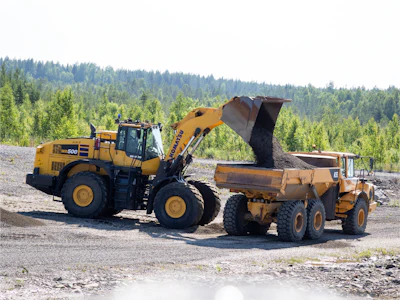 The physical dumping of materials will be handled remotely by one operator controlling multiple machines from a command center.