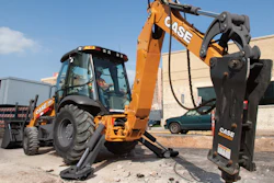 Backhoes can be used to do everything from laying pipe to digging trenches and can even break up concrete or asphalt with a hydraulic hammer attachment.