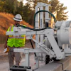 The Single Gang Barrier Wall Drill is a self-propelled, pneumatic drill, which is designed for roadway construction and patching projects requiring concrete barrier wall protection.