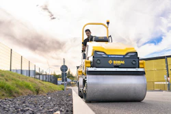 BOMAG’s electric light tandem rollers have fewer service requirements than traditional machines.