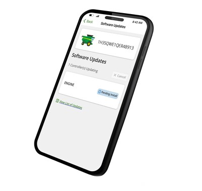 The solution enables customers to remotely download secure software updates directly to embedded controllers on compatible 4G-connected John Deere equipment.