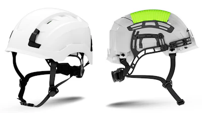 The GH400 utilizes KOROYD’s patented impact absorption with heat stress reduction, helping safeguard employee health and minimize injury risk caused by rising temperatures on the jobsite.