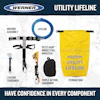 The new anchor strap fall arrest system was developed specifically for professionals who work on utility poles or similar structures.