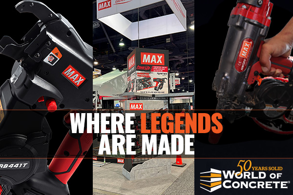 MAX USA Is Building Tomorrow At World Of Concrete 2024
