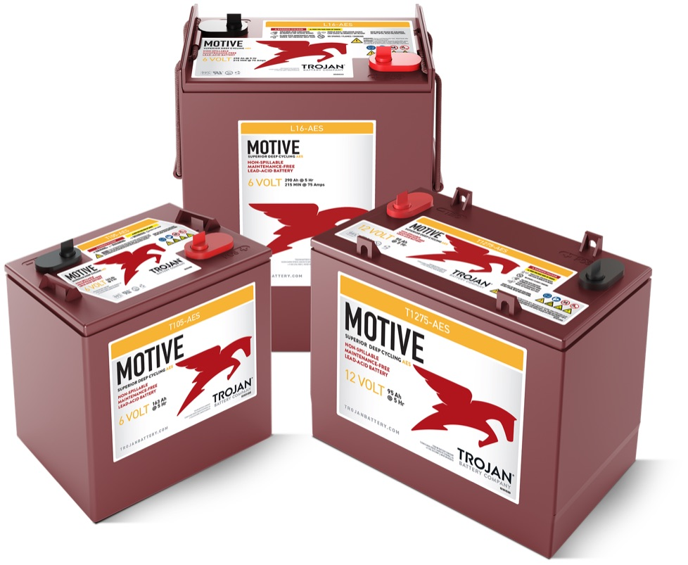 An evolution of VRLA battery technology, the Trojan AES features a proprietary carbon additive that preserves the negative active material. Unlike competitors, it also incorporates additives and Deep Cycle Series (DCS) technology to prevent the degradation of the positive materials.