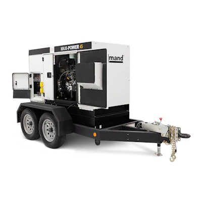 Allmand Mobile Generator Maxi Power 45 Fr Open