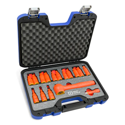 All pieces have dual-layer insulation, providing user protection up to 1,000 volts in a variety of electrical applications.